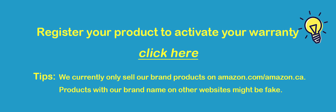 Register your product